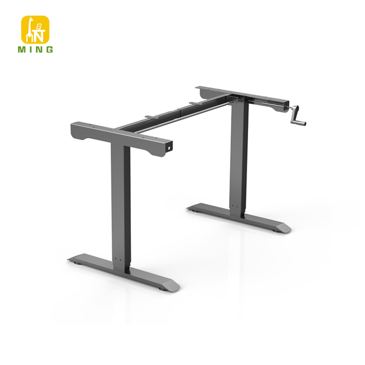 Hand Crank Stand Up Desk Frame1